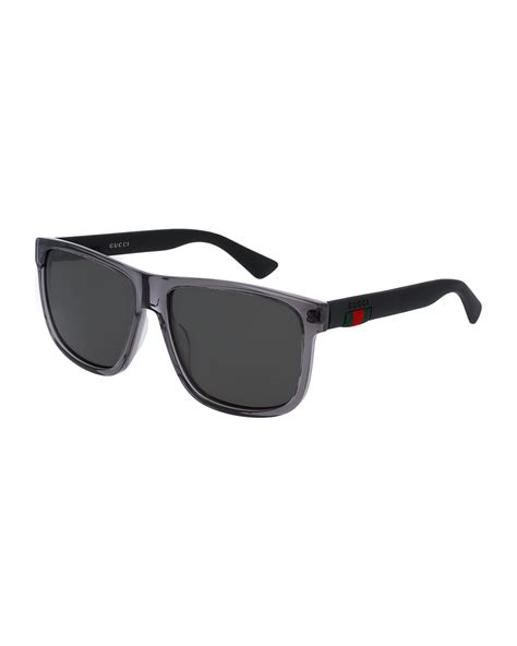 gucci polarized square acetate sunglasses gray|are gucci sunglasses polarized.